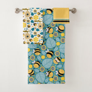 Niedlich Honey Bee Ribbon Badhandtuch Set