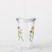 Niedlich Honey Bee Spring Cosmos Blume Acryltrinkbecher (Links)