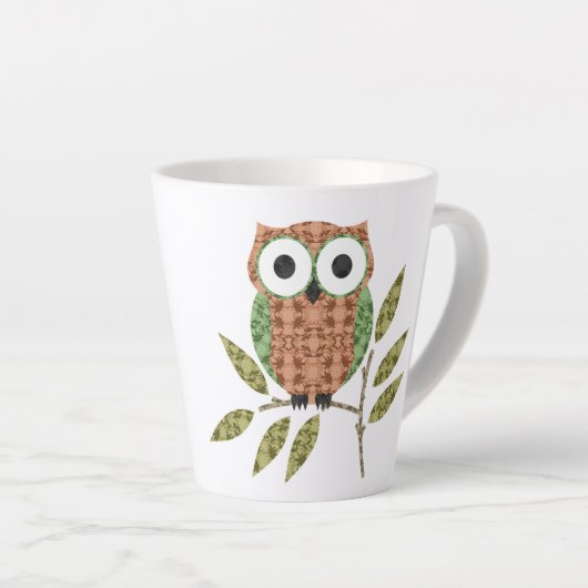 Niedlich Hoot Owl Espresso Tasse (Rechte Ecke)