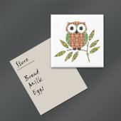 Niedlich Hoot Owl Kitchenmagnet Magnet