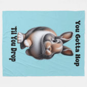 Niedlich Hopping Hammer Fleecedecke (Vorderseite (Horizontal))