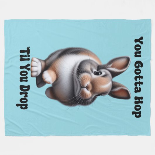 Niedlich Hopping Hammer Fleecedecke (Vorderseite (Horizontal))