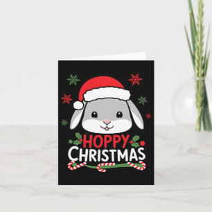 Niedlich Hopping Weihnachten Bunny Lovers Rabbit H Karte