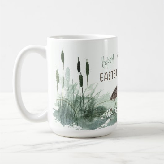 Niedlich Hoppy Ostergebliebene Wasserfarbenpastete Kaffeetasse (Links)