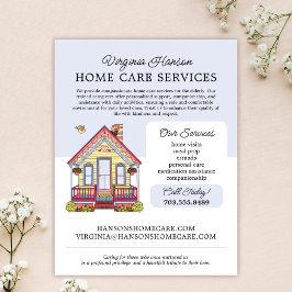 Niedlich House Caregiver Caretaker Services Flyer