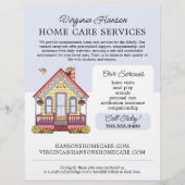 Niedlich House Caregiver Caretaker Services Flyer (Vorne)