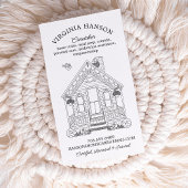 Niedlich House One Side Caregier Visitenkarte