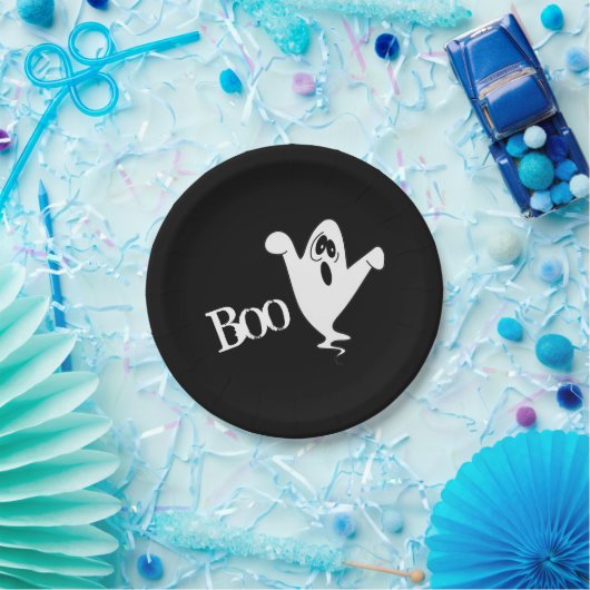 Niedlich Howling Ghost Halloween Pappteller (Party)