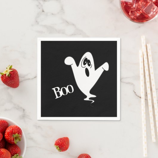 Niedlich Howling Ghost Halloween Serviette (Beispiel)
