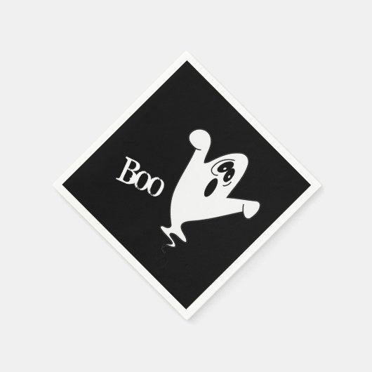 Niedlich Howling Ghost Halloween Serviette (Ecke)