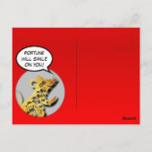 Niedlich Humorer Rat Paper-cut 2020 Postcard Postkarte (Rückseite)