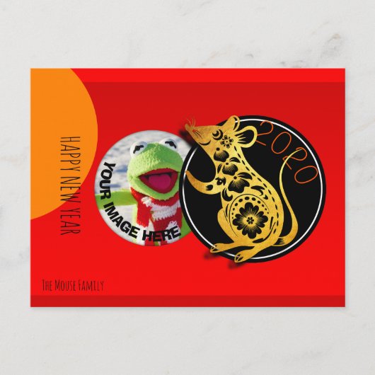 Niedlich Humorer Rat Paper-cut 2020 Postcard Postkarte (Vorderseite)