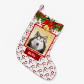 Niedlich Hund Foto Weihnachten Strumpf Individuell Kleiner Weihnachtsstrumpf (Vorderansicht (hängend))