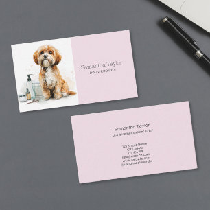 Niedlich Hund Groomer Salon Wellness-Center Visitenkarte