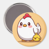 Niedlich Hund mit einem Baby-Kick Magnet (Vorderseite/Rückseite)