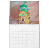 Niedlich Hunde Foto Art Design 2024Monatlich Kalender (Mär 2026)