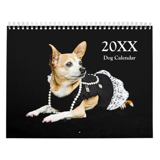 Niedlich Hunde Foto Art Design 2024Monatlich Kalender (Titelbild)