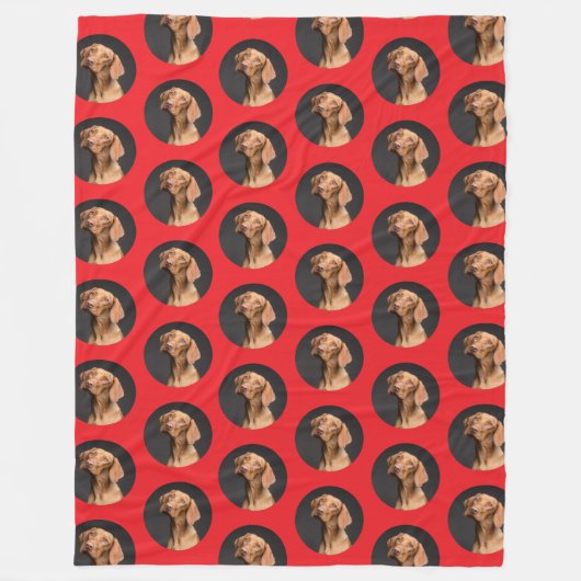 Niedlich Hunde Foto Modernes Fleecedecke (Vorderseite)