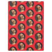 Niedlich Hunde Foto Modernes Klemmbrett (Rückseite)