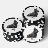 Niedlich Hunde Illustration - Scottish Terrier Pokerchips (Stapel)