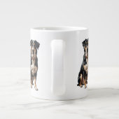 Niedlich Hunde Lover Jumbo Tasse (Rückseite)