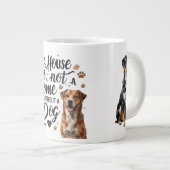 Niedlich Hunde Lover Jumbo Tasse (Vorderseite Rechts)