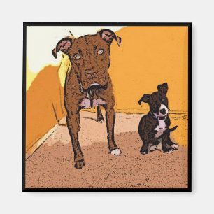 Niedlich Hunde Magnet