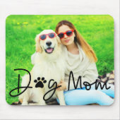 Niedlich Hunde Mama Foto Mousepad (Vorne)