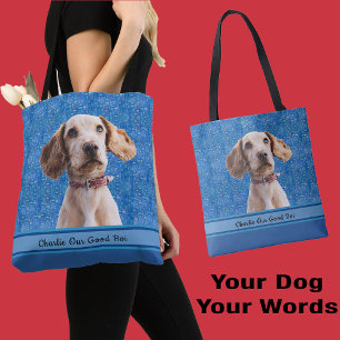 Niedlich Hunde Mama Oma Puppy Foto Geschenk Tasche