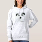 Niedlich Hunde Sketch Hoodie (Vorderseite)