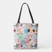 Niedlich Hunde Tasche (Rückseite)