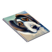 Niedlich Hundeskizze Notizblock (Rechte Seite)