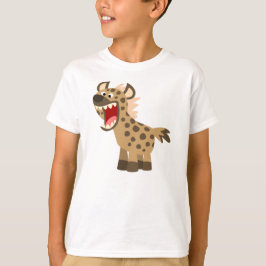 Niedlich Hungerfestungen Cartoon Hyena Kinder T -  T-Shirt