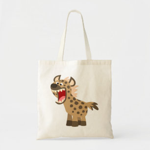 Niedlich Hungerfestungen Cartoon Hyena Tragetasche