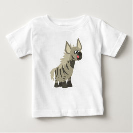 Niedlich Hungriger Cartoon Striped Hyena Baby T -  Baby T-shirt