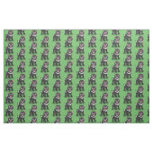 Niedlich hungriger Tasmanischer Teufel Cartoon Ill Stoff (Fat Quarter (45,7 x 55,9 cm))