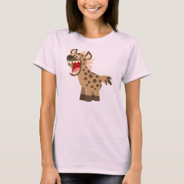 Niedlich Hungriges Cartoon Hyena Women T - Shirt