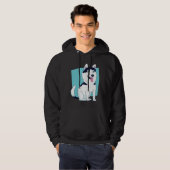 Niedlich Husky Dog Hoodie (Vorne ganz)