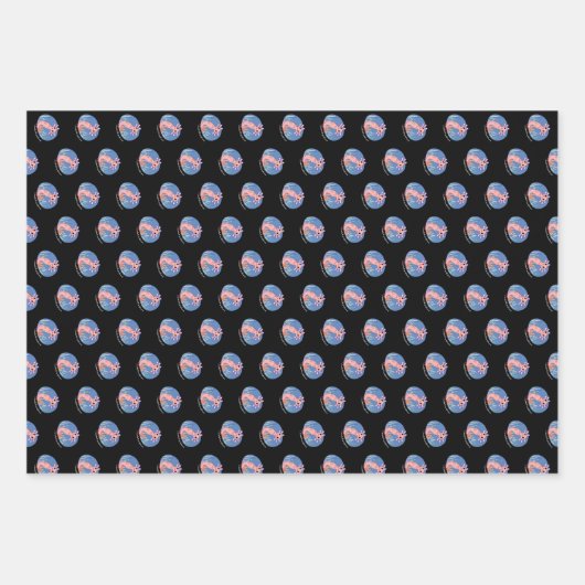 Niedlich I Axolotl-Fragen Geschenkpapier Set (Vorderseite)