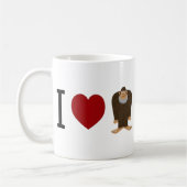 NIEDLICH! I Entwurf der LIEBE <3 BIGFOOT - Finden Kaffeetasse (Links)