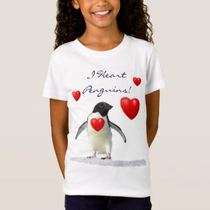 Niedlich I Heart Penguins Animal-Lover Baby-Doll-S T-Shirt
