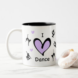 Niedlich I Liebe Dance Tasse