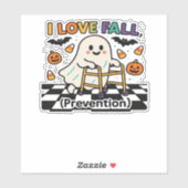 Niedlich I Liebe Herbstverhütung Physikalischer Th Aufkleber (Blatt)