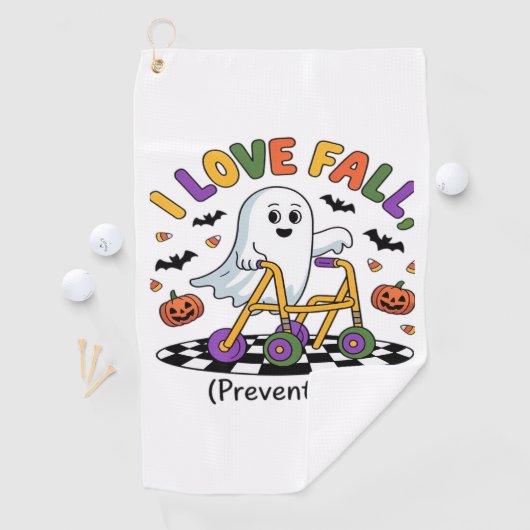 Niedlich I Liebe Herbstverhütung Physikalischer Th Golfhandtuch (Insitu)