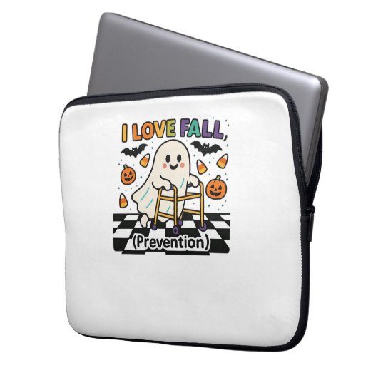 Niedlich I Liebe Herbstverhütung Physikalischer Th Laptopschutzhülle (Vorderseite Links)