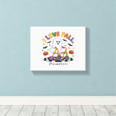 Niedlich I Liebe Herbstverhütung Physikalischer Th Leinwanddruck (Insitu (Holzboden))