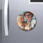 Niedlich I Liebe Herz Foto Paare Personalisierter  Magnet<br><div class="desc">Niedlich I Liebe Heart Foto Paare Personalisierte Namensmagnete enthält Ihr Lieblings-Foto mit dem Text "I (Liebe Herz) add name" in modernen weißen Schriften. Personalisieren Sie diese, indem Sie den Text in dem dafür vorgesehenen Textfeld bearbeiten und ein eigenes Bild hinzufügen. Perfekte Geschenke für Paare, Freundinnen, Ehefrau, Liebste und mehr zum...</div>