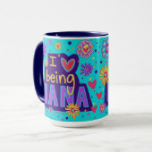 Niedlich I Liebe ist Nana Inspirivity Coffee Tasse (Vorderseite Links)