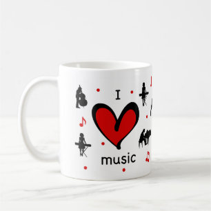 NIEDLICH I LIEBE KAFFEETASSE