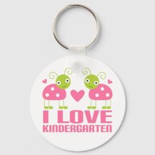 Niedlich I Liebe Kindergarten Ladybug Geschenk Schlüsselanhänger